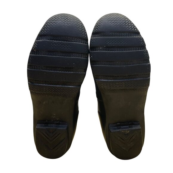 Hunter Kids Black Rubber Waterproof Rain Boots Size 3M/4F - Picture 9 of 10